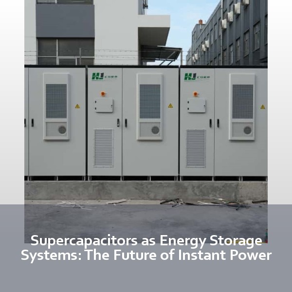 Supercapacitors as Energy Storage Systems: The Future of Instant Power